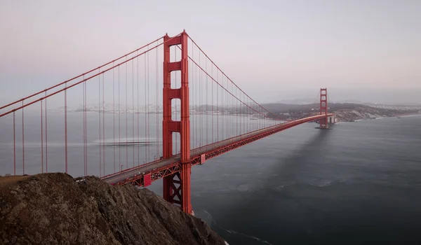 Golden Gate Bridge in Twilight, San Francisco, California, Estados Unidos — Foto de Stock