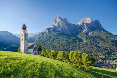 SEIS 'm Schlern, Dolomites, South Tyrol, İtalya