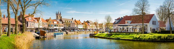 Historische stad sluis, Zeeuws-Vlaanderen, Nederland — Stockfoto