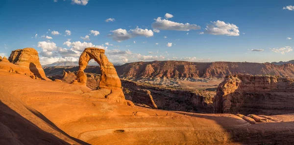 Klasszikus Panoráma Kilátás Híres Finom Szimbóluma Utah Egy Népszerű Festői — Stock Fotó