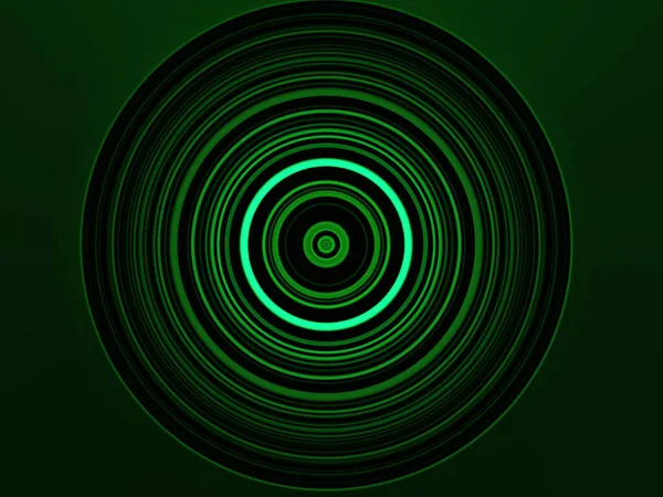  Koyu yeşil bir arkaplanda soyut radikal hareket bulanıklığı. Yeşil, siyah halkalar. Modern grafik tasarım ve metin, etiket tasarımı, tekstil, giyim veya broşür için arkaplan.                              