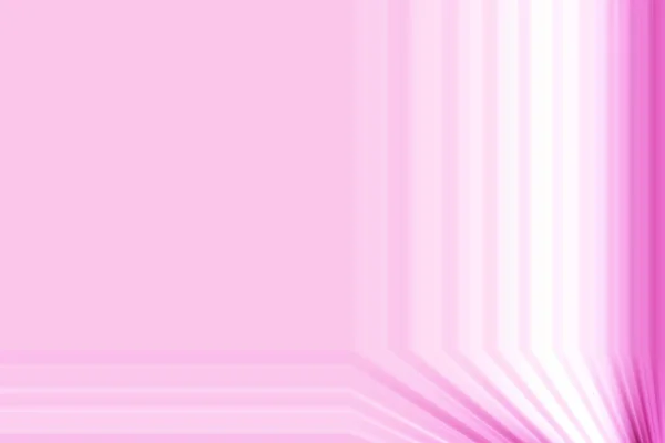 色彩艳丽的粉色背景 白色和粉色线条 粉色背景 右边有彩色线条 色彩艳丽的墙纸 — 图库照片