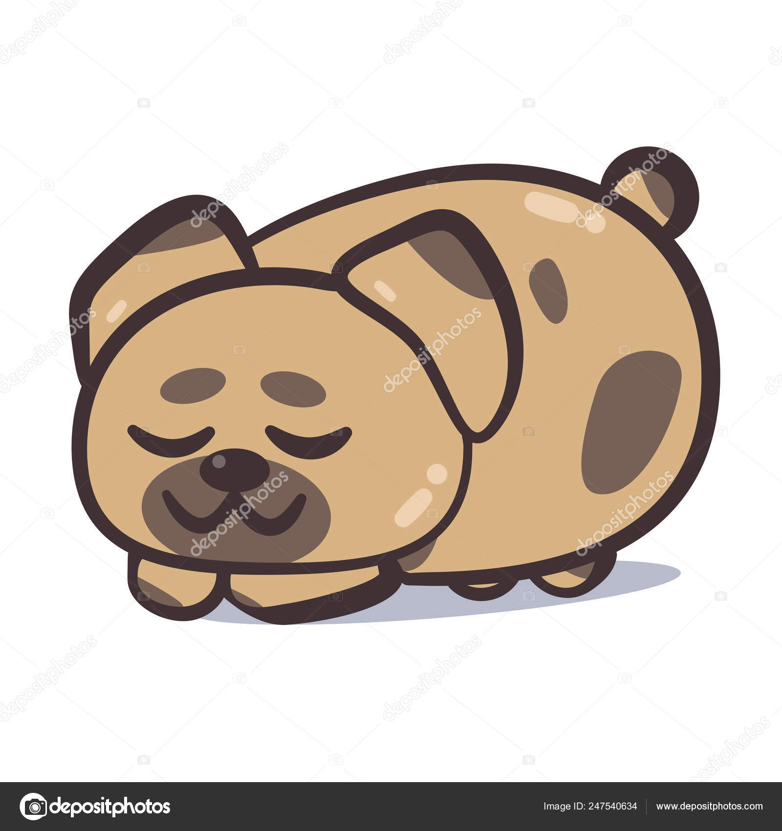 55+ Cute Cartoon Bulldog Puppy