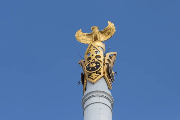 Nur Sultan Astana Monumento Kazak Eli Svyashchennaya Ptica Samruk Vistas — Fotografia de Stock