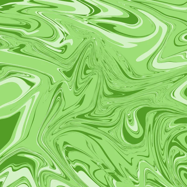 Lime groene vloeibare marmeren achtergrond — Stockvector