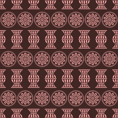 Şeftali ile kahve süs girdap arka plan