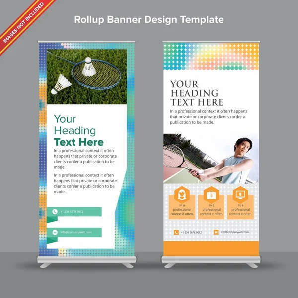 Mesh Çift tonlar ile sigorta primi Rollup Banner