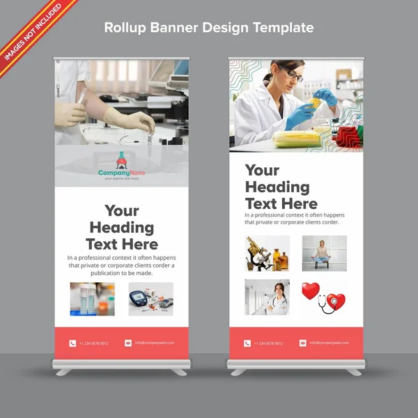 Çok az mavi ve mor Rollup Banner