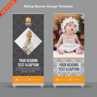 ROLLUP Banner modern gri geometrik şekiller ile tüm senin kapalı ve açık ihtiyaçlarını reklam veya promosyon bilgilerini görüntüleme bakmak.