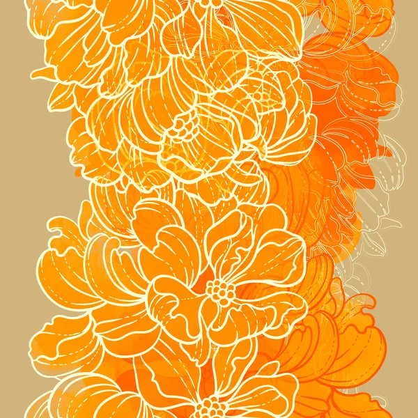 Otiskne Kvetoucí Quince Bezproblémový Vzor Digitální Ručně Kreslený Obrázek Akvarelovou — Stock fotografie
