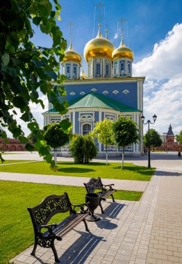 Tula şehri manzarası güneşli bir yaz gününde