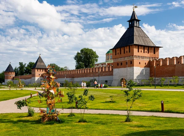 Tula Stad Sevärdheter Sommar Solig Dag Royaltyfria Stockbilder