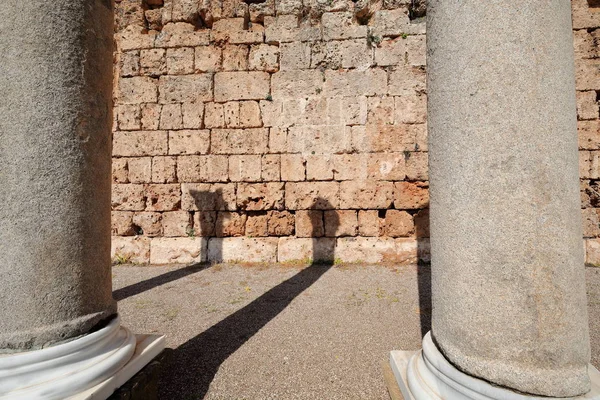 Palestra Romana Foi Construída Travertino Sobre Plano Quadrado 76X76 Por — Fotografia de Stock