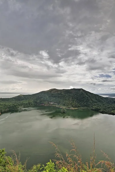 Fortes Pluies Sur Vulcan Point Qui Est Une Petite Île — Photo