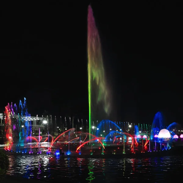 Musical Dancing Fountain Rizal Park Liwasang Rizal Considerado Como Más —  Fotos de Stock