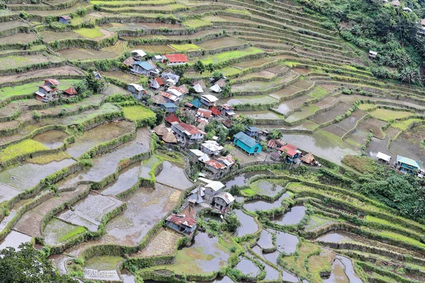 Village Batad Fait Partie Des Terrasses Riz Cordillère Des Philippines — Photo