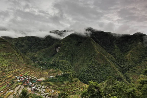 Fülöp Szigeteki Cordilleras Unesco Világörökség Részét Képező Rizsföldek Batad Falu — Stock Fotó