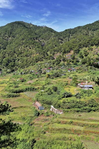 Blick Nach Südwesten Auf Felder Und Weiler Bugang Balugang Barangay — Stockfoto