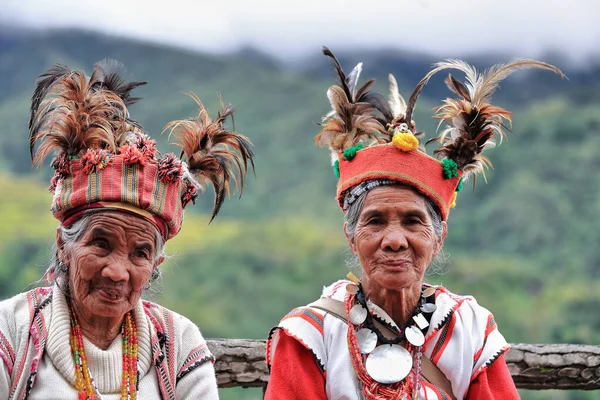 Banaue Philippines October 2016 Some Elderly Ifugaos Men Women Still — Stock Photo, Image