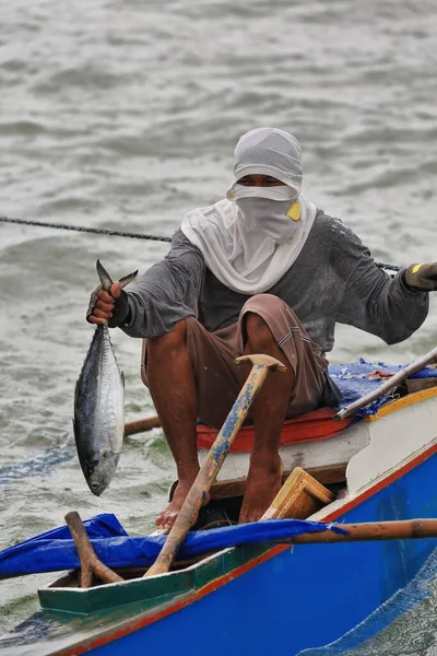 Baie North Bays Philippines Octobre 2016 Les Pêcheurs Philippins Vont — Photo