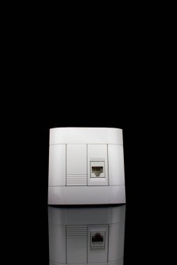 LAN ağ soket. Internet. Ethernet bağlantı noktası çıktı.