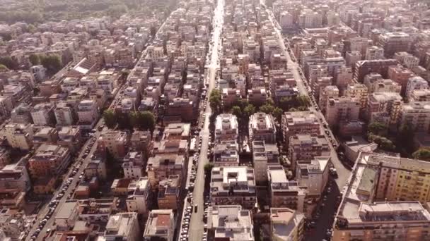 Drone vue de face Paysage à Rome Italie — Video