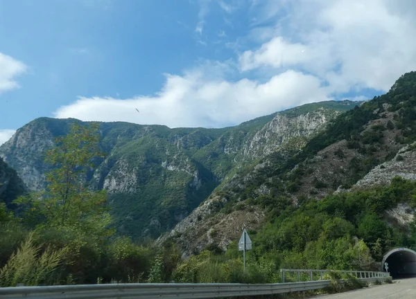 Italské Skalnaté Hory Abruzzo Itálie — Stock fotografie