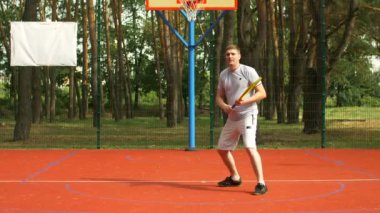 Atış eksik sonra tepki duygusal tenis oyuncusu