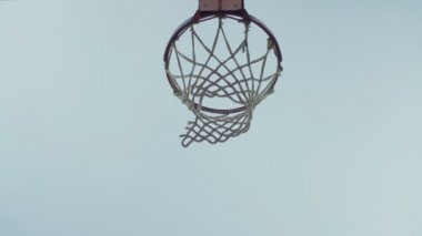 Açık basketbol çember gidiş basketbol