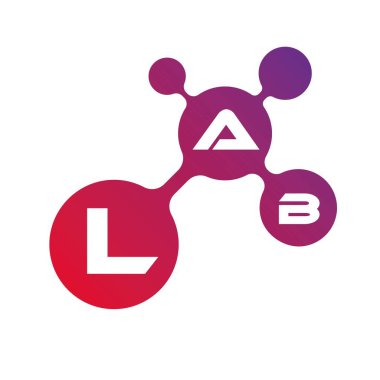 Laboratuvar molekül logosu tasarımı