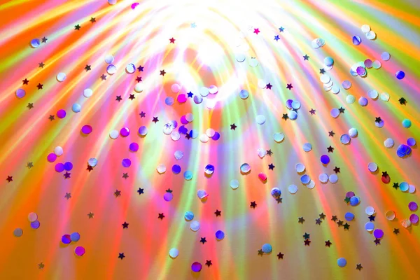 Ano Novo Festa Aniversário Colorido Fundo Abstrato Com Luzes — Fotografia de Stock