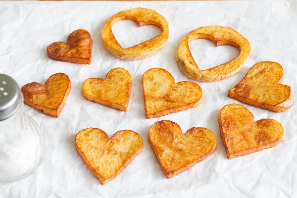 Preparando Alimento Para Dia Dos Namorados Conceito Amor Abstrato Bruxa — Fotografia de Stock