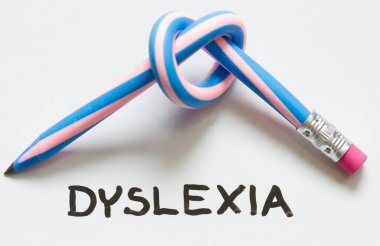 Disleksi kelimeleri ve kavisli kalem