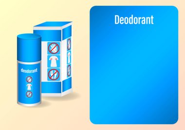 deodorant sprey ter korunma sembolleri ile ambalaj