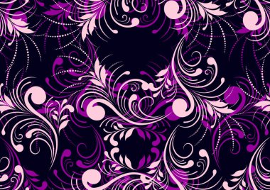 Desen Çiçek Romantik elemanları dikişsiz desen