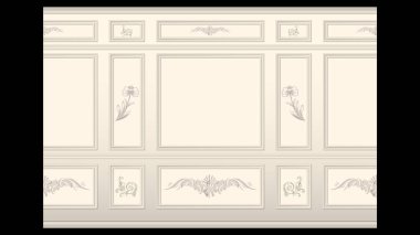 stucco wall panel moulding seamless clipart