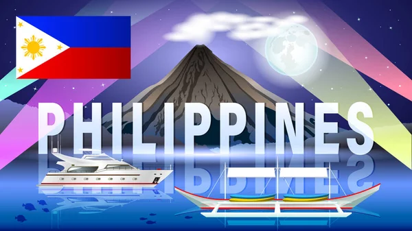 Filipinler gece kompozisyonu