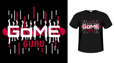 Oyun Guru Baskı T-Shirt