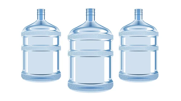 Soğutucu izole için plastik su şişesi.