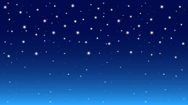 Gece yıldızlı gökyüzü arkaplanı.