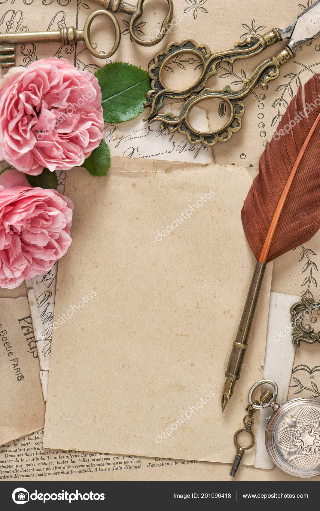 vintage feather background