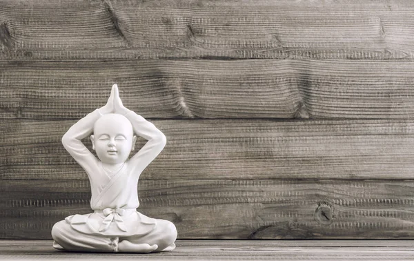 Buda Sentada Yoga Meditación Bienestar Relajación —  Fotos de Stock