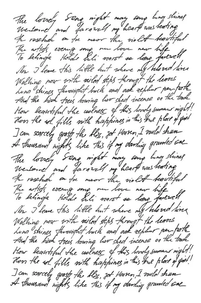 英語の単語で定義されていないテキスト 手書きの手紙 手書き文字 テクスチャ背景を抽象化します 英語の単語で未定義のテキスト — ストック写真