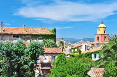 Saint Tropez, Fransa Akdeniz deniz manzara