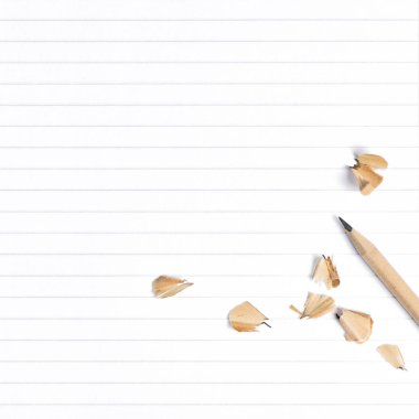 Okul kitap sayfası. Siyah taş zemin üzerine beyaz boş kağıt sayfası