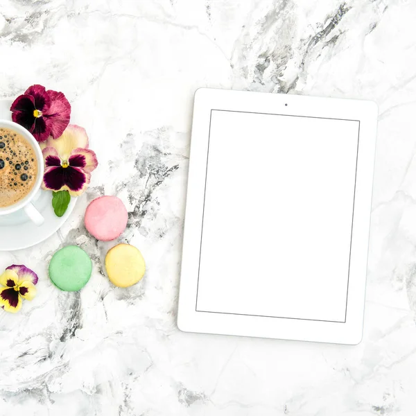 Tablet table flowers Stock Photos, Royalty Free Tablet table flowers