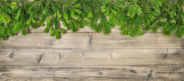 Rami Albero Natale Texture Legno Vacanze Invernali Sfondo — Foto Stock