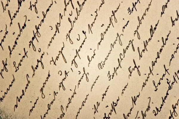 Texte Calligraphique Manuscrit Non Défini Fond Papier Numérique — Photo