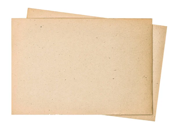Staré Listy Papíru Používá Stránky Knihy Okraji Izolovaných Bílém Pozadí — Stock fotografie