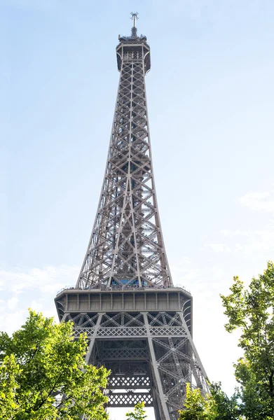 Πύργος Του Άιφελ Στο Παρίσι Γαλλίας Διάσημο Γαλλικό Ορόσημο — Φωτογραφία Αρχείου